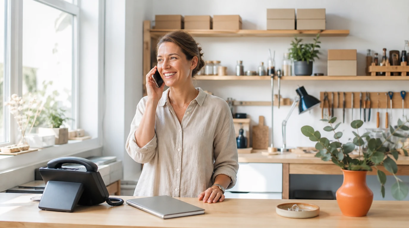 Comparison of the best AI receptionist options for small business in 2026, showing published pricing and cost per month