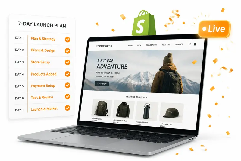 How to Launch a Shopify Store in 7 Days for US Small Businesses