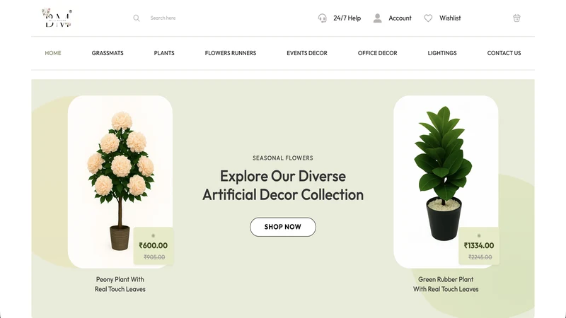 Belle Maison — Mumbai website screenshot