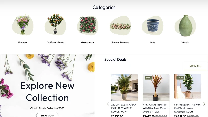 Bombay Petals — Mumbai website screenshot