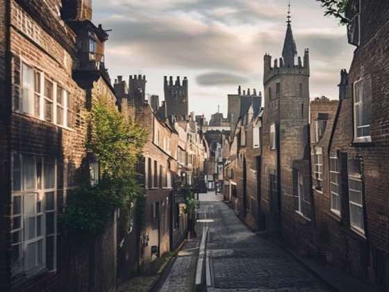 Edinburgh UK city skyline