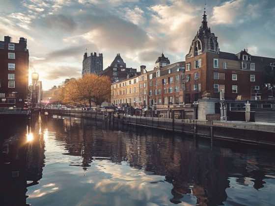 Liverpool UK city skyline