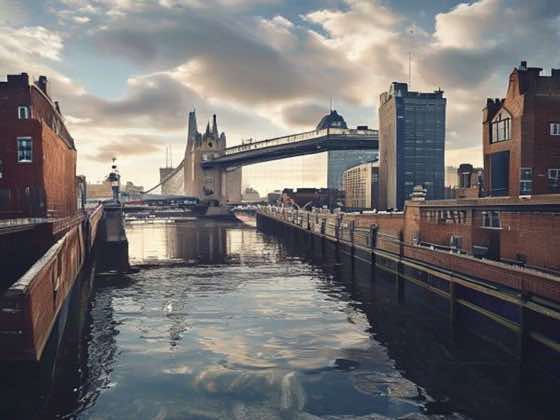 Newcastle UK city skyline