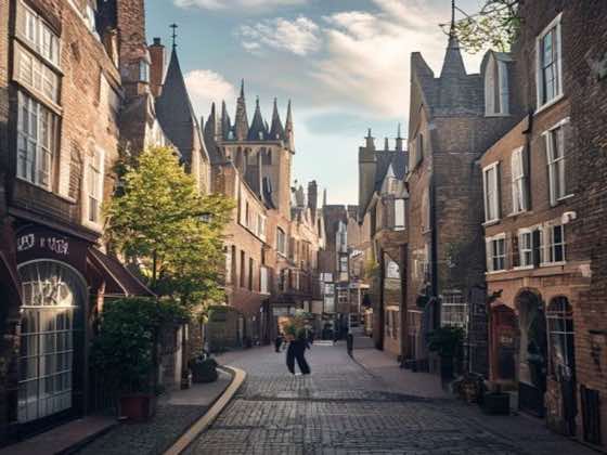 Nottingham UK city skyline
