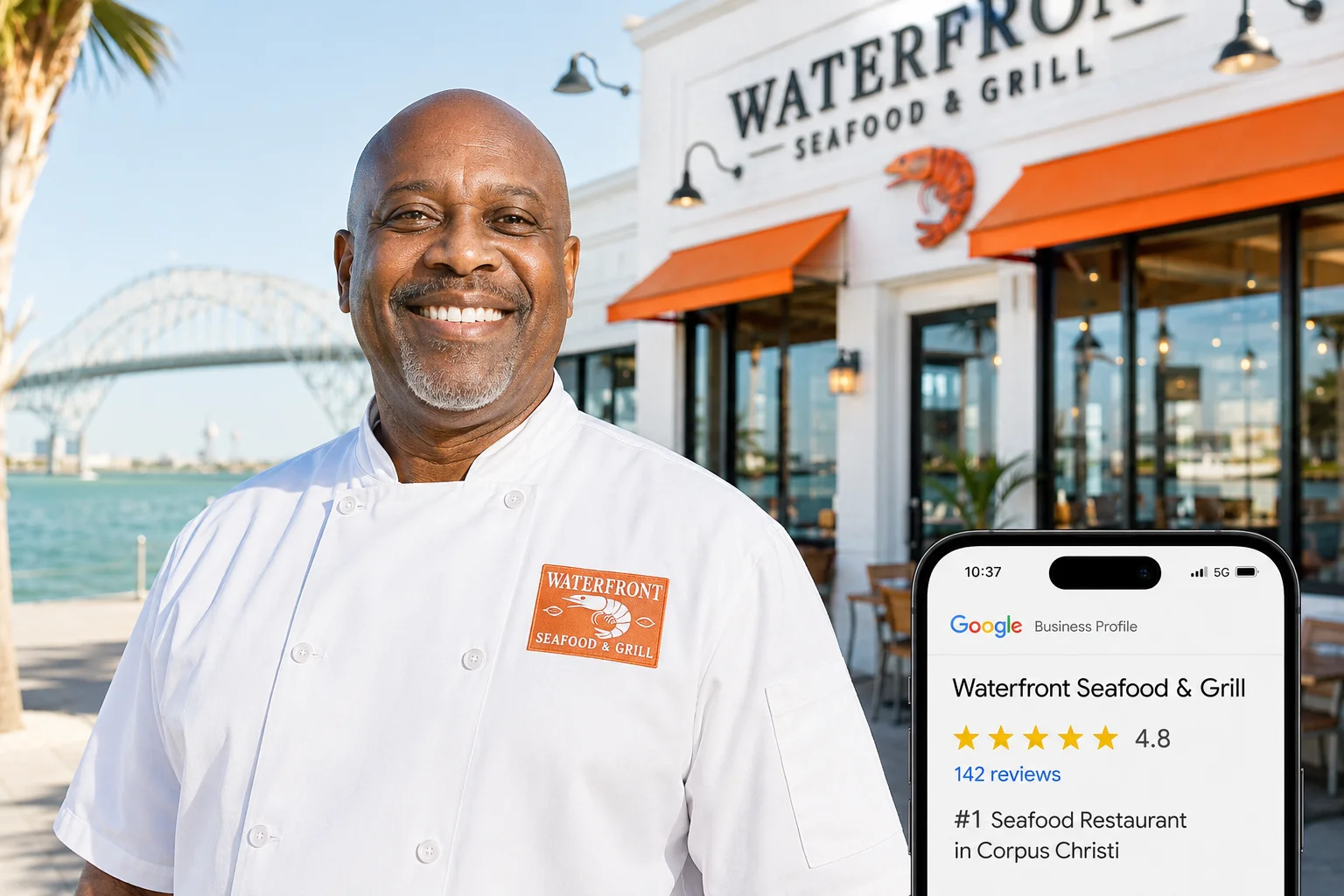 Corpus Christi TX business owners across the Coastal Bend — hospitality, marine, energy, and retail all run on local search