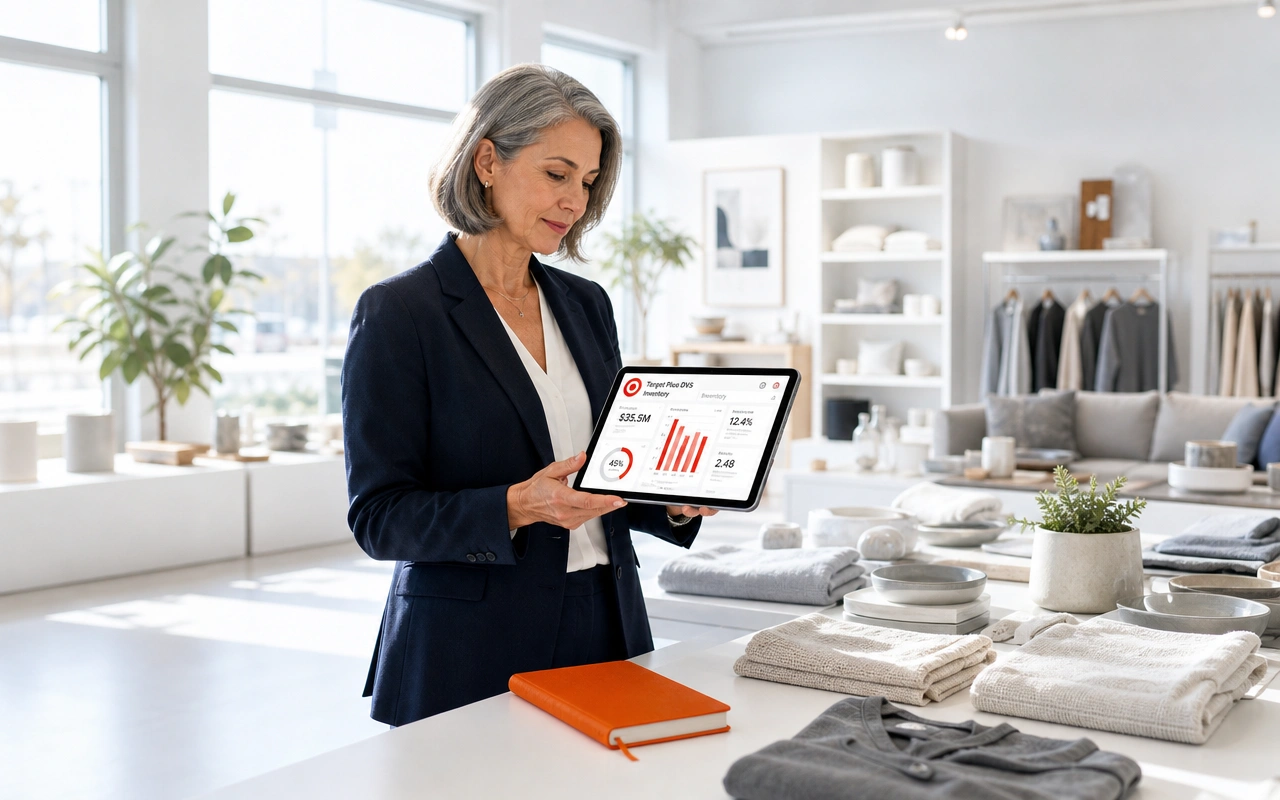 Target Plus curated retail showcase and DVS inventory dashboard
